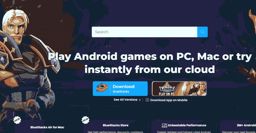 تحميل ياسين تيفي للكمبيوتر 2 تحميل وتثبيت محاكي BlueStacks لتشغيل ياسين تيفي